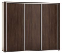 Armoire penderie à portes coulissantes Aitape 38 | chêne foncé Sonoma | 188 x 250 x 60 cm