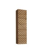 Armoire suspendue moderne Kongsvinger 02, Couleur : Chêne wotan - dimensions : 120 x 30 x 30 cm (h x l x p), avec grand espace de rangement