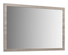 Grand miroir Selun 16 | Finition chêne truffe | 85 x 123 x 7 cm | Design moderne et fonctionnel