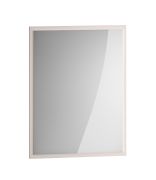 Miroir de vestiaire / Couleur : Cachemire / Dimensions : 49 x 2 x 65 cm / Rectangulaire / Bords protégés en ABS / Design épuré / Pour l'entrée