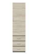 Armoire Pamulang 15 | chêne Sonoma | 200 x 52 x 40 cm | Design moderne et fonctionnel