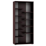 Étagère Tabubil 29 | Finition wenge | 200 x 90 x 41 cm | Rangement moderne et pratique