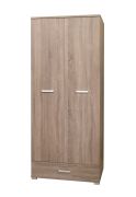 Armoire penderie Kikori 14 | 2 portes, 1 tiroir | chêne Sonoma | 190 x 80 x 56 cm