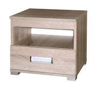 Table de chevet Kikori 10 | chêne Sonoma | 45 x 50 x 40 cm | Design moderne et espace optimisé