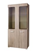 Vitrine Kikori 19 | Chêne Sonoma | 190 x 80 x 40 cm | Design moderne et chaleureux