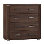 Commode Aitape 14 | chêne foncé Sonoma | 92 x 90 x 40 cm | 4 tiroirs spacieux