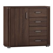 Commode Aitape 16 | chêne Sonoma foncé | 92 x 100 x 40 cm | Design moderne et rangement optimal