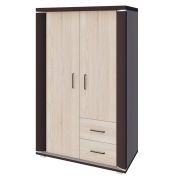 Armoire Aitape 06 | Chêne Sonoma foncé/clair | 145 x 90 x 40 cm | Rangement élégant