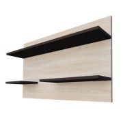 Étagère murale Aitape 02 | chêne Sonoma foncé/clair | 70 x 125 x 22 cm | Design moderne