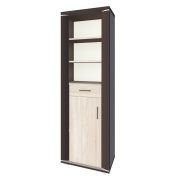 Armoire Aitape 26 | chêne foncé / clair Sonoma | 188 x 60 x 40 cm | Rangement optimal