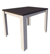 Table à manger Aitape 21 | chêne Sonoma foncé/clair | 110 x 90 cm | Design moderne et gain de place