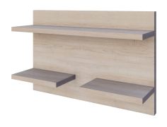 Étagère murale Kerowagi 08 | chêne Sonoma | 76 x 125 x 23 cm | Design moderne et pratique