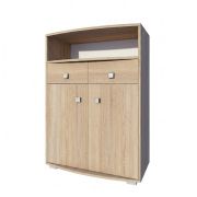 Commode Rabaul 04 | Chêne Sonoma | 126 x 94 x 40 cm | Design moderne et chaleureux