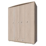 Armoire penderie Rabaul 22 | chêne Sonoma | 200 x 165 x 55 cm | Design moderne et rangement optimisé