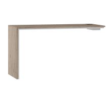 Extension pour bureau Cianjur, couleur : chêne / blanc - Dimensions : 77 x 150 x 60 cm (H x L x P)