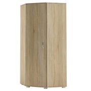 Armoire d’angle avec porte battante Ciomas 07 | chêne Sonoma | 190 x 85 x 85 cm | Grand espace de rangement