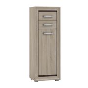 Commode Kundiawa 12 | chêne clair & foncé Sonoma | 140 x 50 x 40 cm | Design moderne et espace de rangement