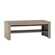 Table basse Kundiawa 18 | chêne clair & chêne foncé | 120 x 60 x 48 cm