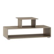 Meuble TV Kundiawa 19 | chêne clair Sonoma | 55 x 125 x 60 cm | Design moderne