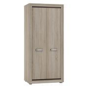 Armoire penderie Kundiawa 36 | 2 portes battantes | chêne Sonoma clair & foncé | 200 x 90 x 58 cm