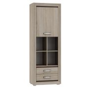 Armoire Kundiawa 28 | chêne clair & chêne foncé | 200 x 70 x 40 cm | Rangement optimal