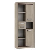 Armoire Kundiawa 29 | chêne clair Sonoma & chêne foncé Sonoma | 200 x 80 x 40 cm | Design moderne