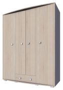 Armoire penderie Rabaul 22 | chêne Sonoma | 200 x 165 x 55 cm | Design moderne et rangement optimisé