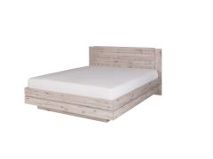 Lit double Sikinos 160 x 200 cm | Design moderne | Chêne Canyon | Stabilité et protection