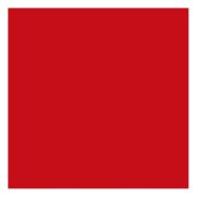 Face en métal pour les meubles de la série Marincho, couleur : rouge - Dimensions : 53 x 53 cm (L x H)