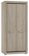 Armoire penderie Kundiawa 36 | 2 portes battantes | chêne Sonoma clair & foncé | 200 x 90 x 58 cm
