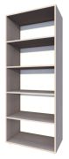 Bibliothèque Garut 21 | Finition chêne Sonoma | 194 x 80 x 40 cm | Design moderne