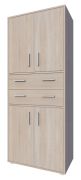 Armoire Garut 32, couleur : Chêne de Sonoma - Dimensions : 194 x 80 x 40 cm (H x L x P)