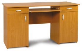 Bureau Banjaran 06 | Finition érable | 75 x 132 x 60 cm | Fonctionnel et spacieux