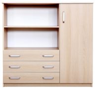 Commode Kebumen 14 | Chêne de Sonoma | 122 x 130 x 40 cm | Design moderne et espaces de rangement