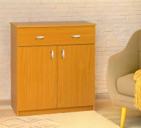 Commode Kebumen 26 | Finition aulne | 90 x 80 x 40 cm | Design moderne et raffiné