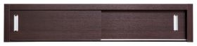 Meuble supérieur pour armoire / penderie Sepatan 06 à portes coulissantes, couleur : wengé - Dimensions : 40 x 150 x 60 cm (H x L x P)