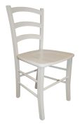 Chaise Maridi 275, Couleur : Blanc - dimensions : 86 x 43 x 43 cm (h x l x p)
