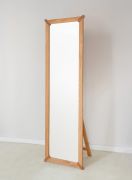 Miroir sur pied / Chêne huilé / Couleur : Chêne / Bois massif / 53 x 4 x 179 cm / Seille 03 / Miroir de sol