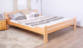 Lit double Easy Premium Line K4 | 180 x 220 cm surdimensionné | Hêtre massif naturel | Design moderne
