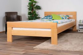 Lit double Easy Premium Line K6 | Sur-longueur 140 x 220 cm | Hêtre massif naturel | Design moderne
