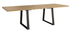 Table à manger Kastav 29 | Chêne / Noir | 260 x 94 cm | Design moderne et harmonieux