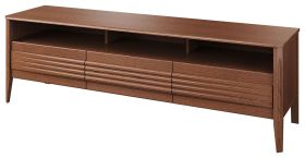 Meuble TV large Gorica 11 | Chêne rustique | 56 x 180 x 50 cm | Soft Close | 3 tiroirs | partiellement massif