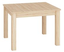 Table à manger avec rallonge Mesquite 20, couleur : chêne Sonoma clair - Dimensions : 101-181 x 89 cm (L x P)