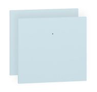 Tiroir de façade Egvad, lot de 2, couleur : bleu clair - Dimensions : 34 x 37 x 2 cm (H x L x P)