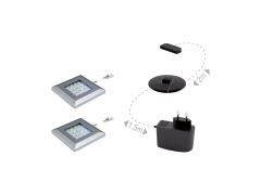 Eclairage LED pour Omaha 02 / Avec bloc d'alimentation