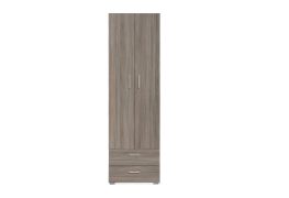 Armoire Tremelo 01 | Chêne truffier | 202 x 60 x 41,50 cm | Design moderne et fonctionnalité