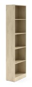 Étagère / 4 étagères / Couleur : Chêne Cremona / Hauteur 210 cm / Bibliothèque / Bords ABS / 59 x 30 x 210 cm / 5 compartiments / Edegem 06