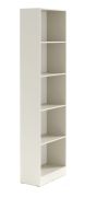 Étagère / 4 étagères / Couleur : Cachemire / Hauteur 210 cm / Bibliothèque / Bords ABS / 59 x 30 x 210 cm / 5 compartiments / Edegem 06