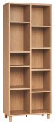 Bibliothèque Regal 02 | Chêne | 195 x 76 x 38 cm | 10 casiers modulables