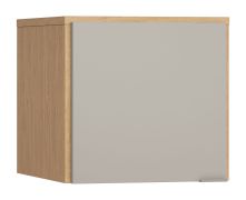 Élément pour armoire à une porte Nanez 12, couleur : chêne / gris - Dimensions : 45 x 47 x 57 cm (H x L x P)